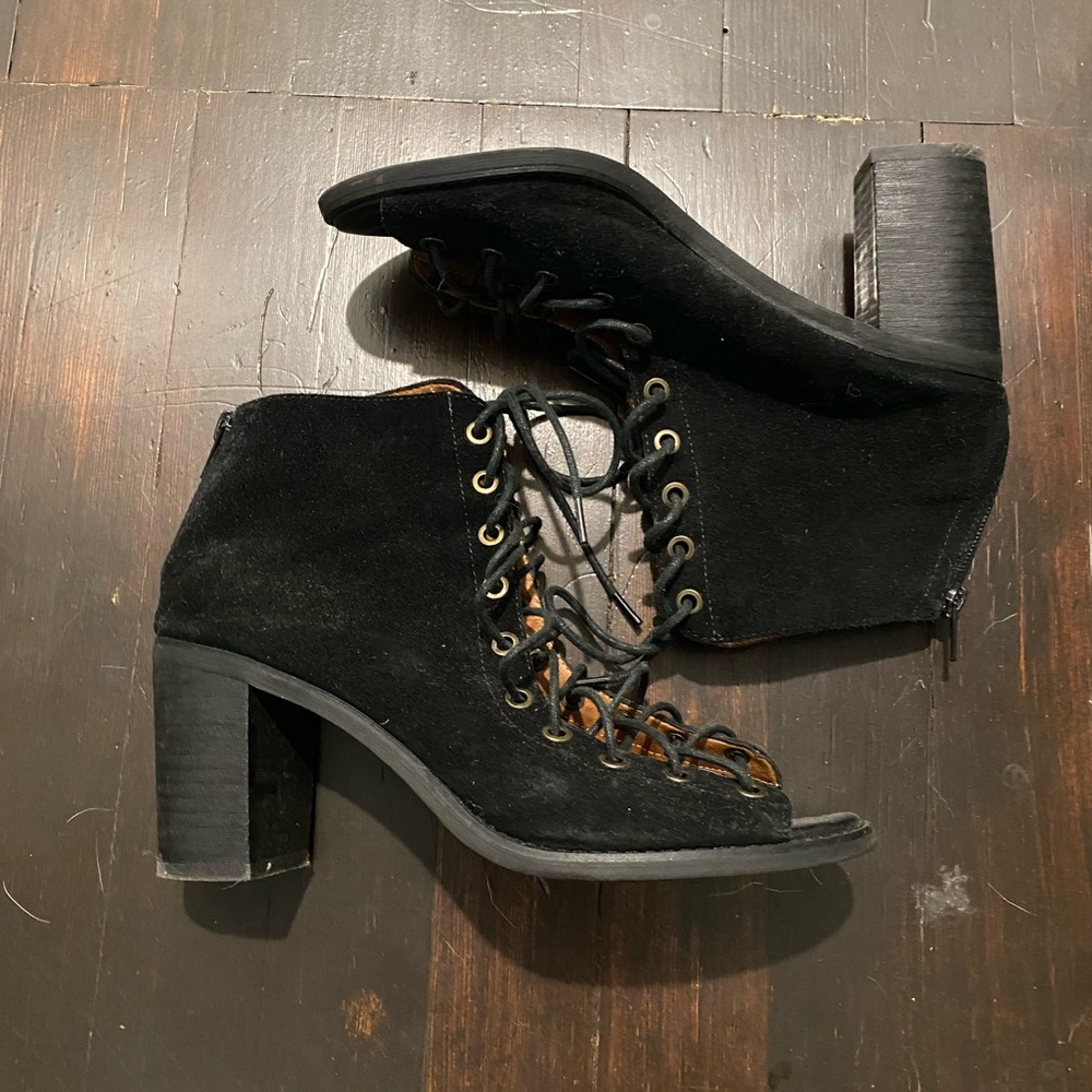 Jeffrey Campbell Lace Up Open Toe Heel - image 2